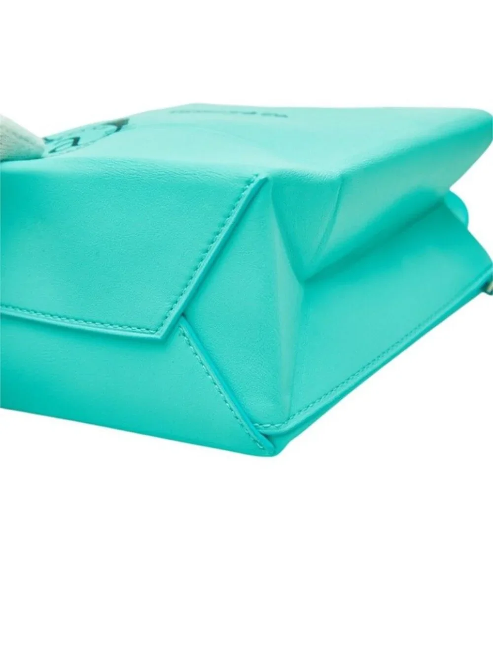 Tiffany & Co Cat Street Mini Shopping Tote Crossbody Shoulder Bag 2-Way Blue